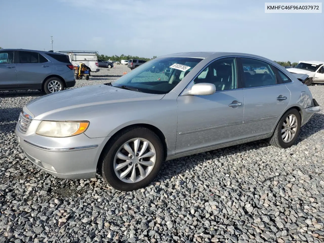 2006 Hyundai Azera Se VIN: KMHFC46F96A037972 Lot: 61035765