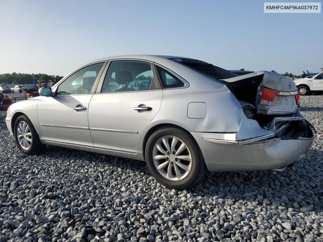 2006 Hyundai Azera Se VIN: KMHFC46F96A037972 Lot: 61035765