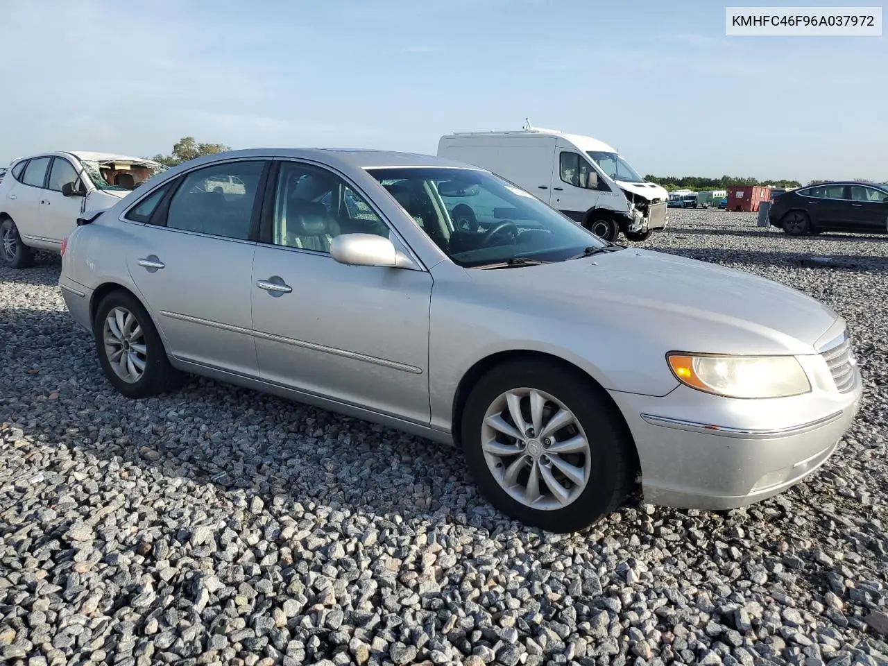 2006 Hyundai Azera Se VIN: KMHFC46F96A037972 Lot: 61035765
