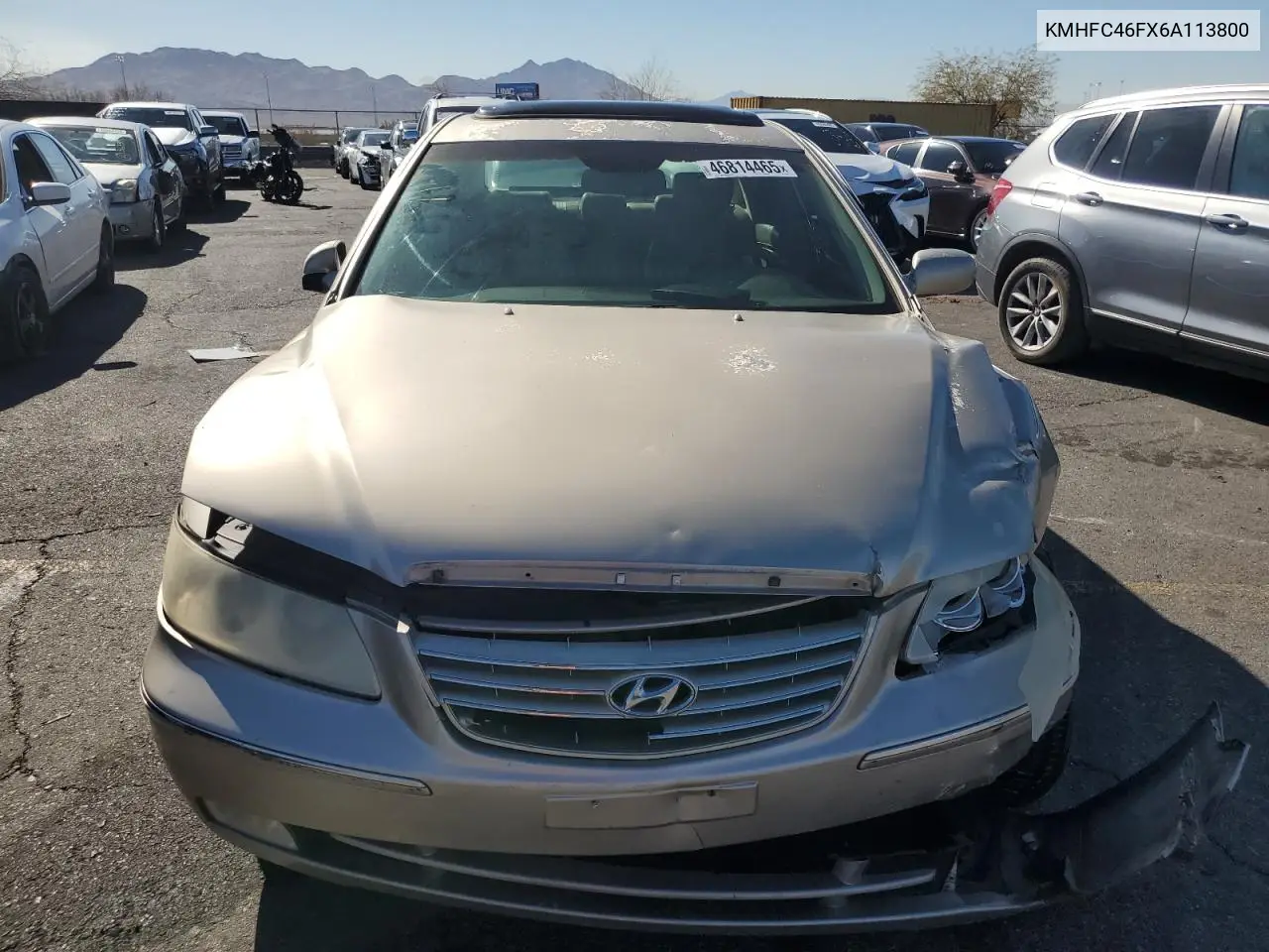 2006 Hyundai Azera Se VIN: KMHFC46FX6A113800 Lot: 61736005
