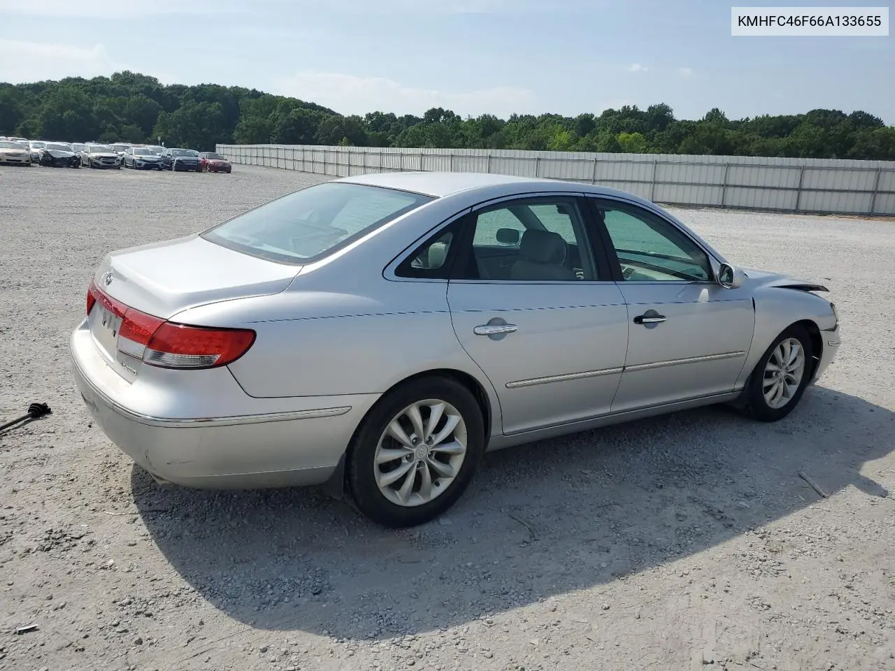 2006 Hyundai Azera Se VIN: KMHFC46F66A133655 Lot: 62291215
