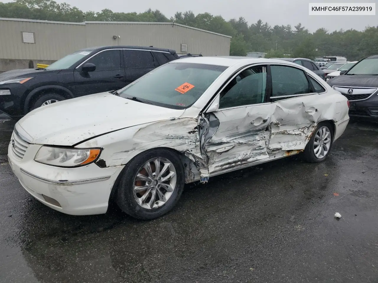 2007 Hyundai Azera Se VIN: KMHFC46F57A239919 Lot: 58903275