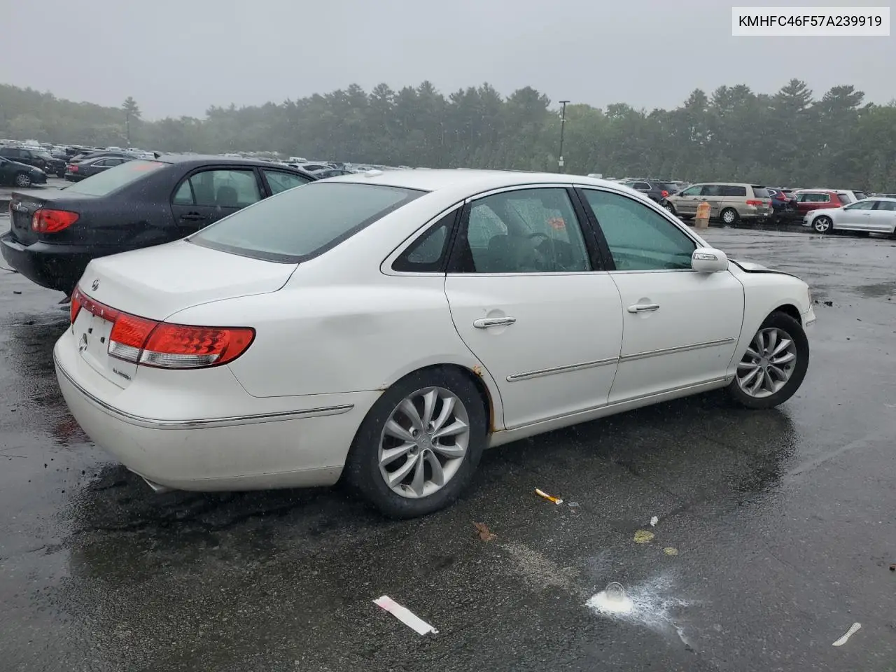 2007 Hyundai Azera Se VIN: KMHFC46F57A239919 Lot: 58903275