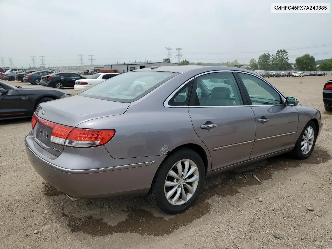 2007 Hyundai Azera Se VIN: KMHFC46FX7A240385 Lot: 60710185
