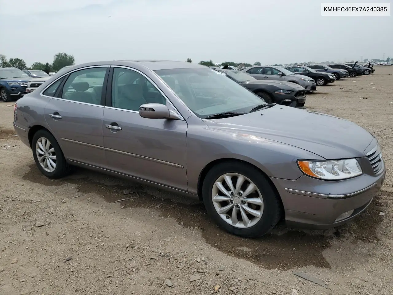 2007 Hyundai Azera Se VIN: KMHFC46FX7A240385 Lot: 60710185