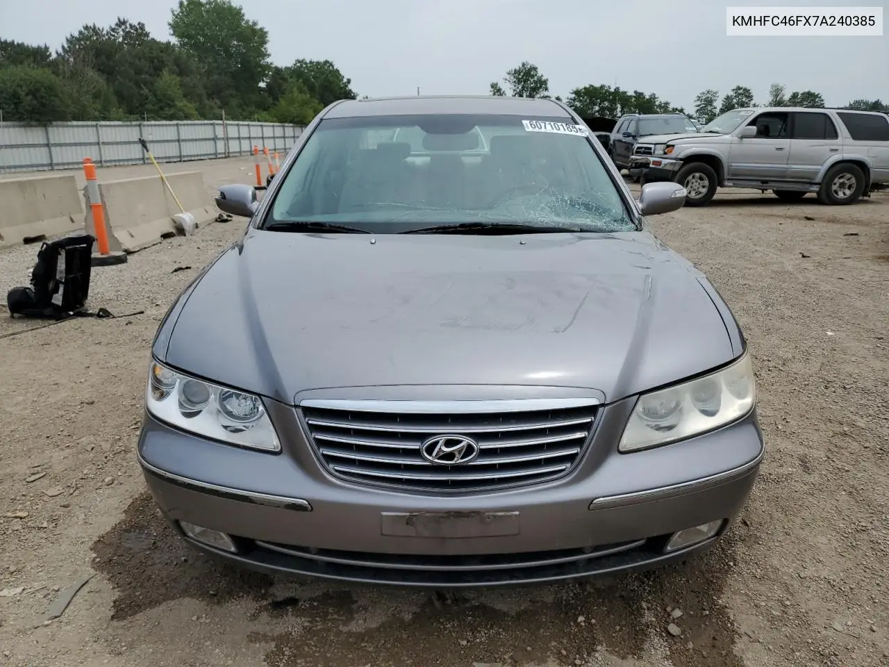 2007 Hyundai Azera Se VIN: KMHFC46FX7A240385 Lot: 60710185