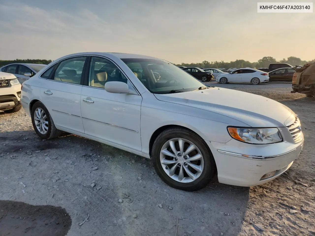 2007 Hyundai Azera Se VIN: KMHFC46F47A203140 Lot: 62090625