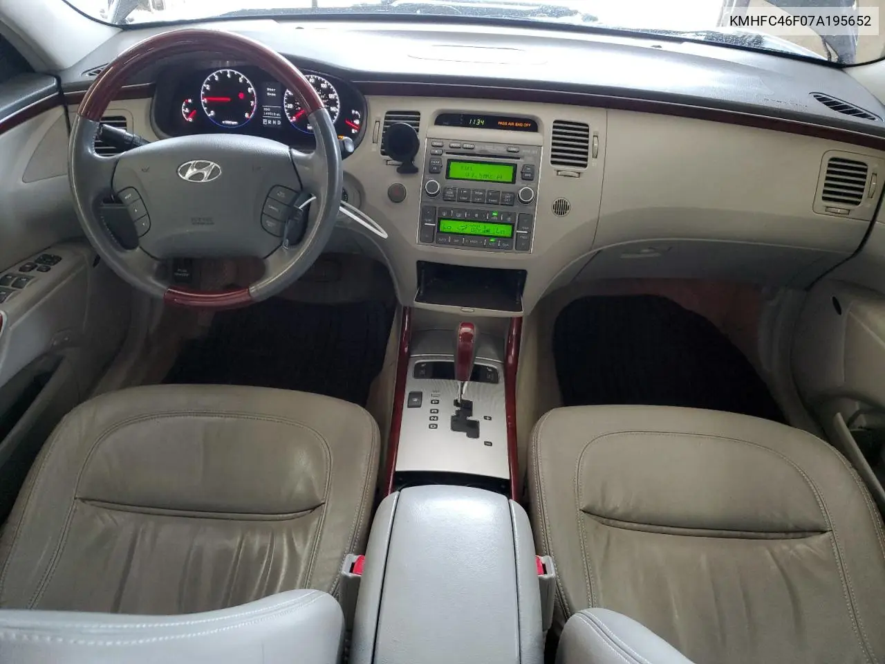 2007 Hyundai Azera Se VIN: KMHFC46F07A195652 Lot: 62134205