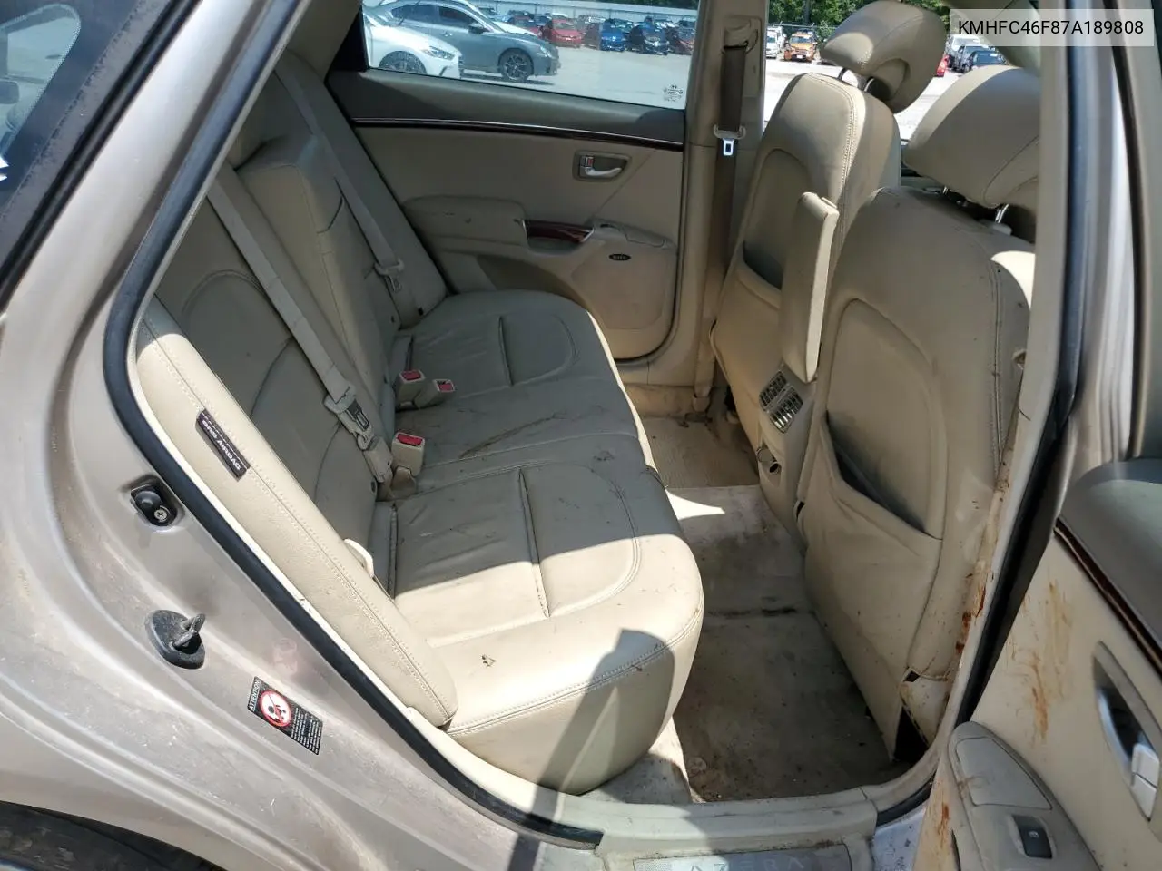 2007 Hyundai Azera Se VIN: KMHFC46F87A189808 Lot: 62830235