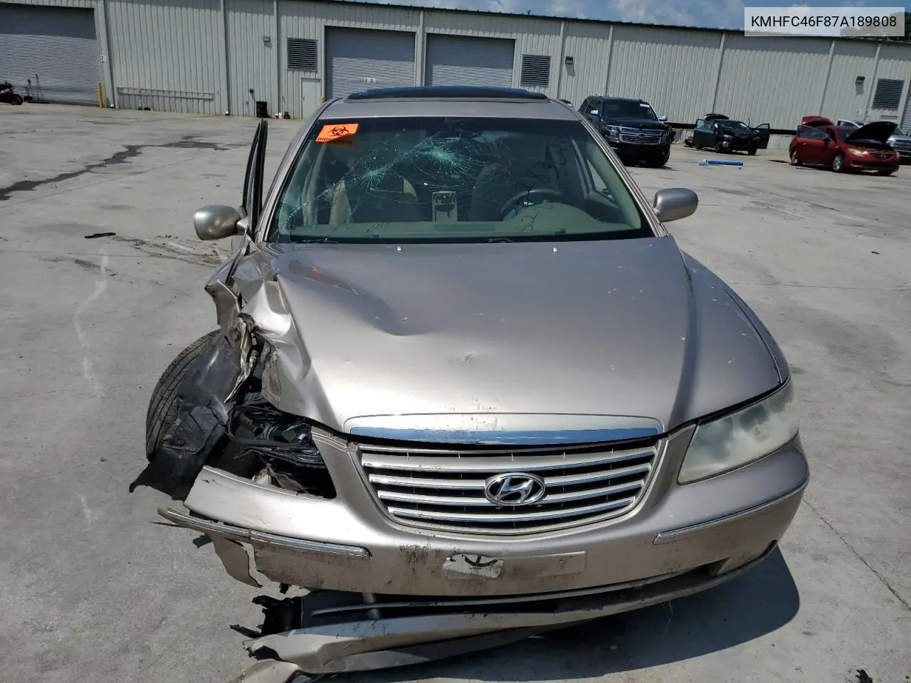 2007 Hyundai Azera Se VIN: KMHFC46F87A189808 Lot: 62830235