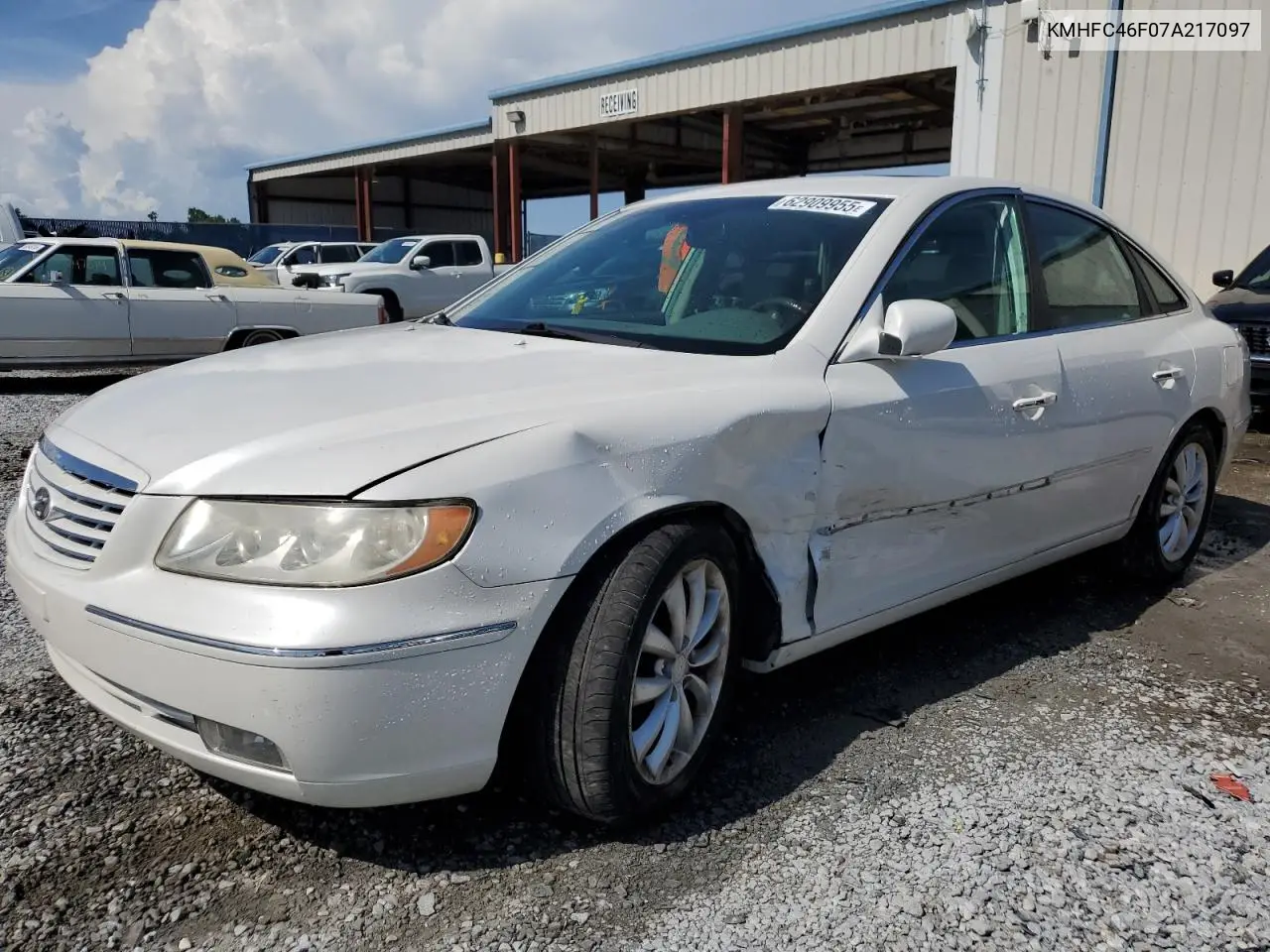 2007 Hyundai Azera Se VIN: KMHFC46F07A217097 Lot: 62909955