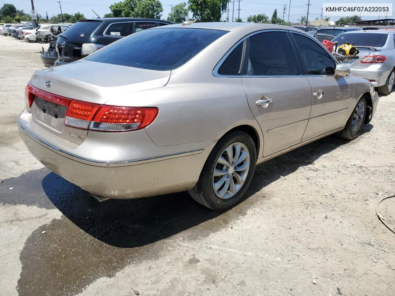 2007 Hyundai Azera Se VIN: KMHFC46F07A232053 Lot: 63674535
