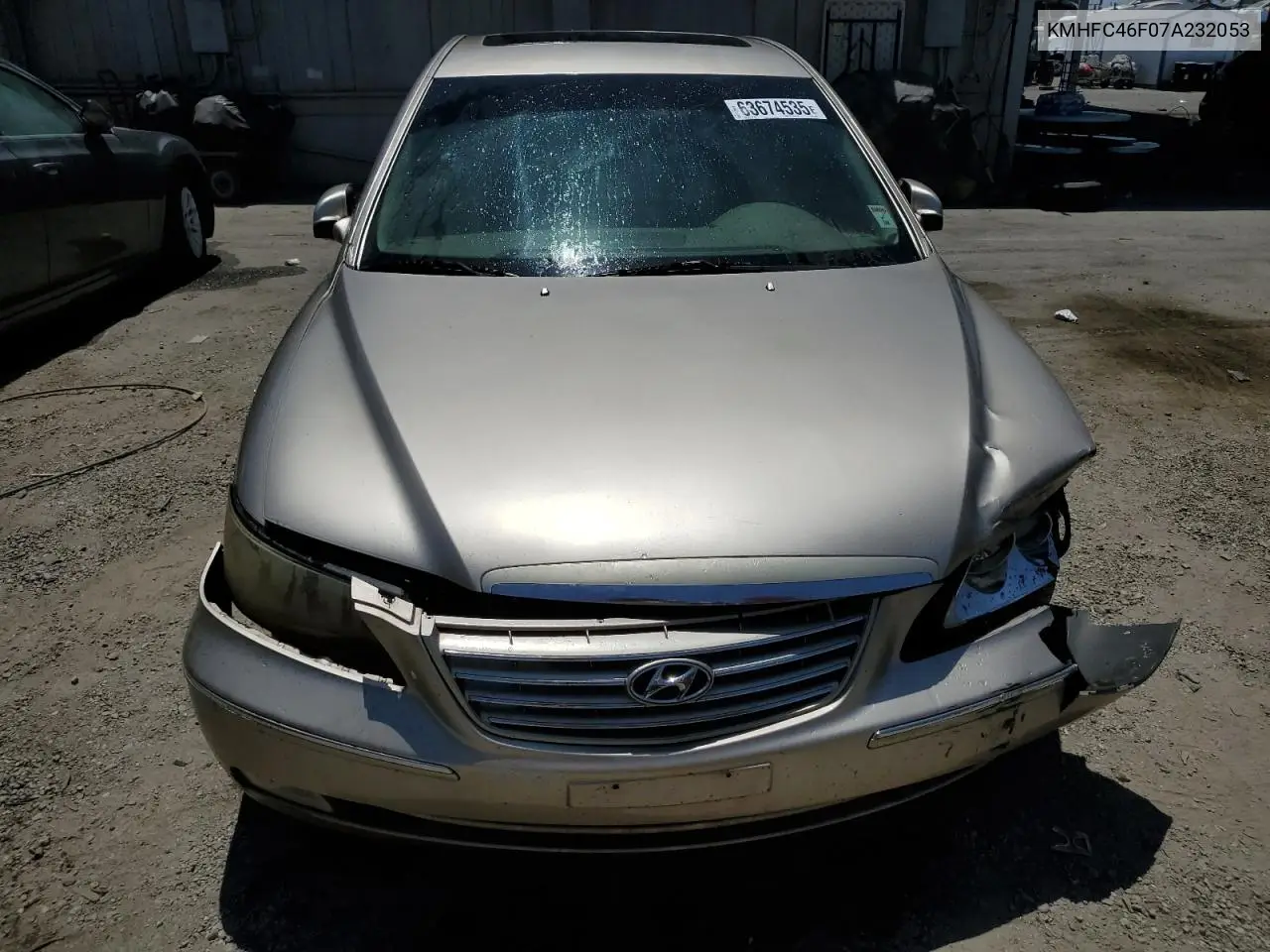 2007 Hyundai Azera Se VIN: KMHFC46F07A232053 Lot: 63674535