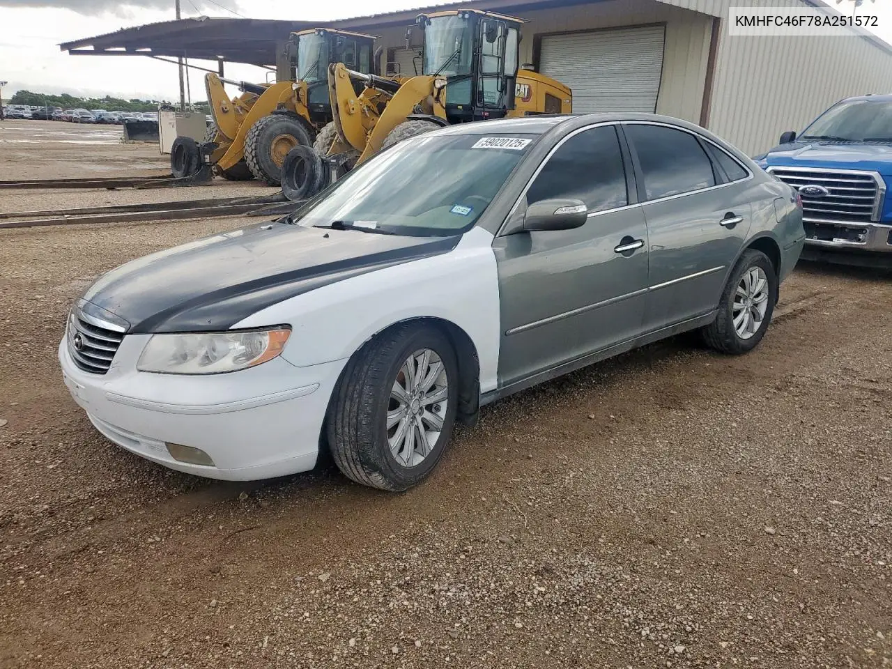 2008 Hyundai Azera Se VIN: KMHFC46F78A251572 Lot: 59020125