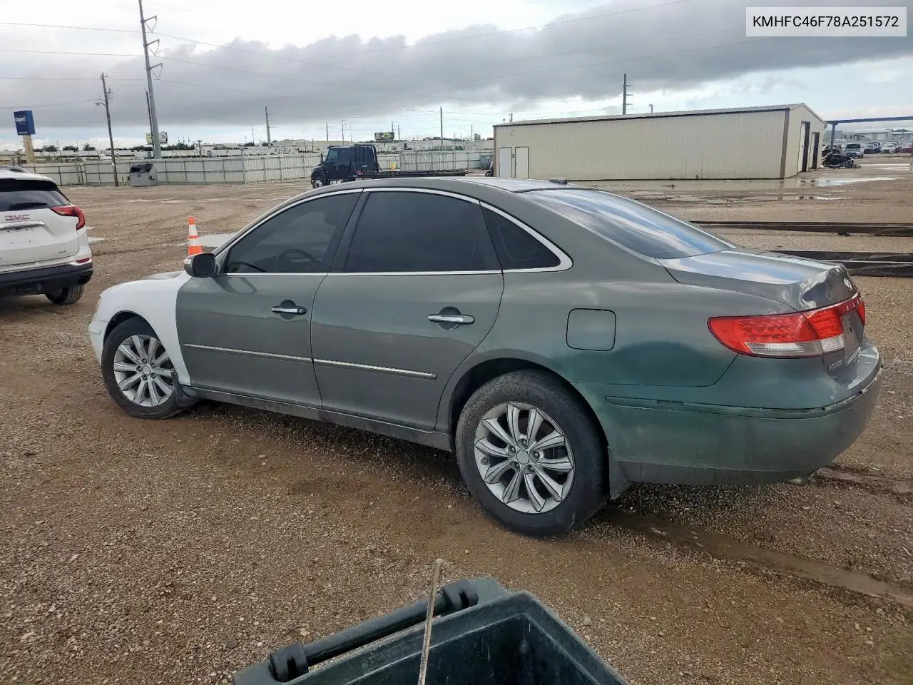 2008 Hyundai Azera Se VIN: KMHFC46F78A251572 Lot: 59020125
