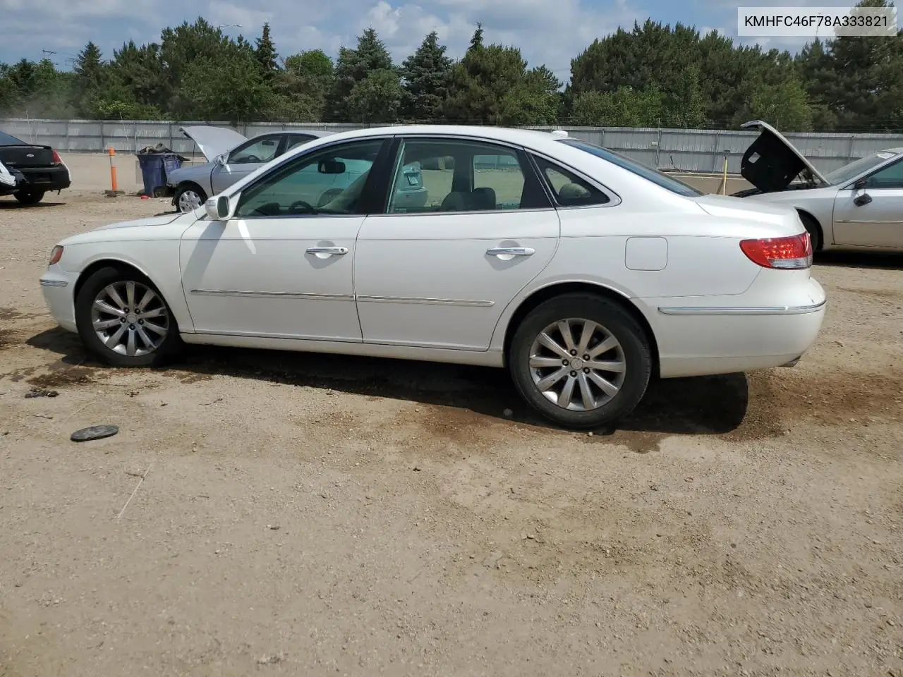 2008 Hyundai Azera Se VIN: KMHFC46F78A333821 Lot: 61246295