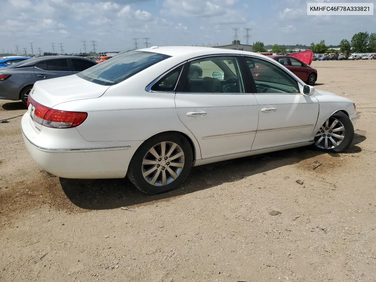 2008 Hyundai Azera Se VIN: KMHFC46F78A333821 Lot: 61246295