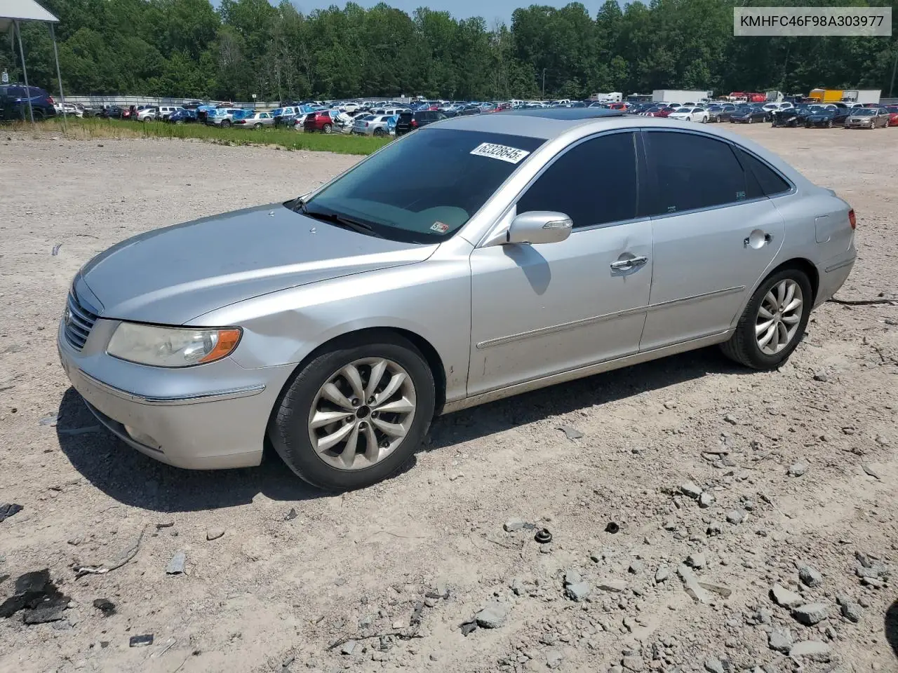2008 Hyundai Azera Se VIN: KMHFC46F98A303977 Lot: 62328645