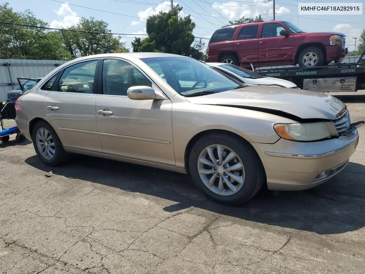 2008 Hyundai Azera Se VIN: KMHFC46F18A282915 Lot: 63642835