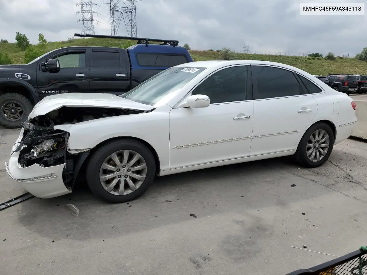 2009 Hyundai Azera Se VIN: KMHFC46F59A343118 Lot: 61096285