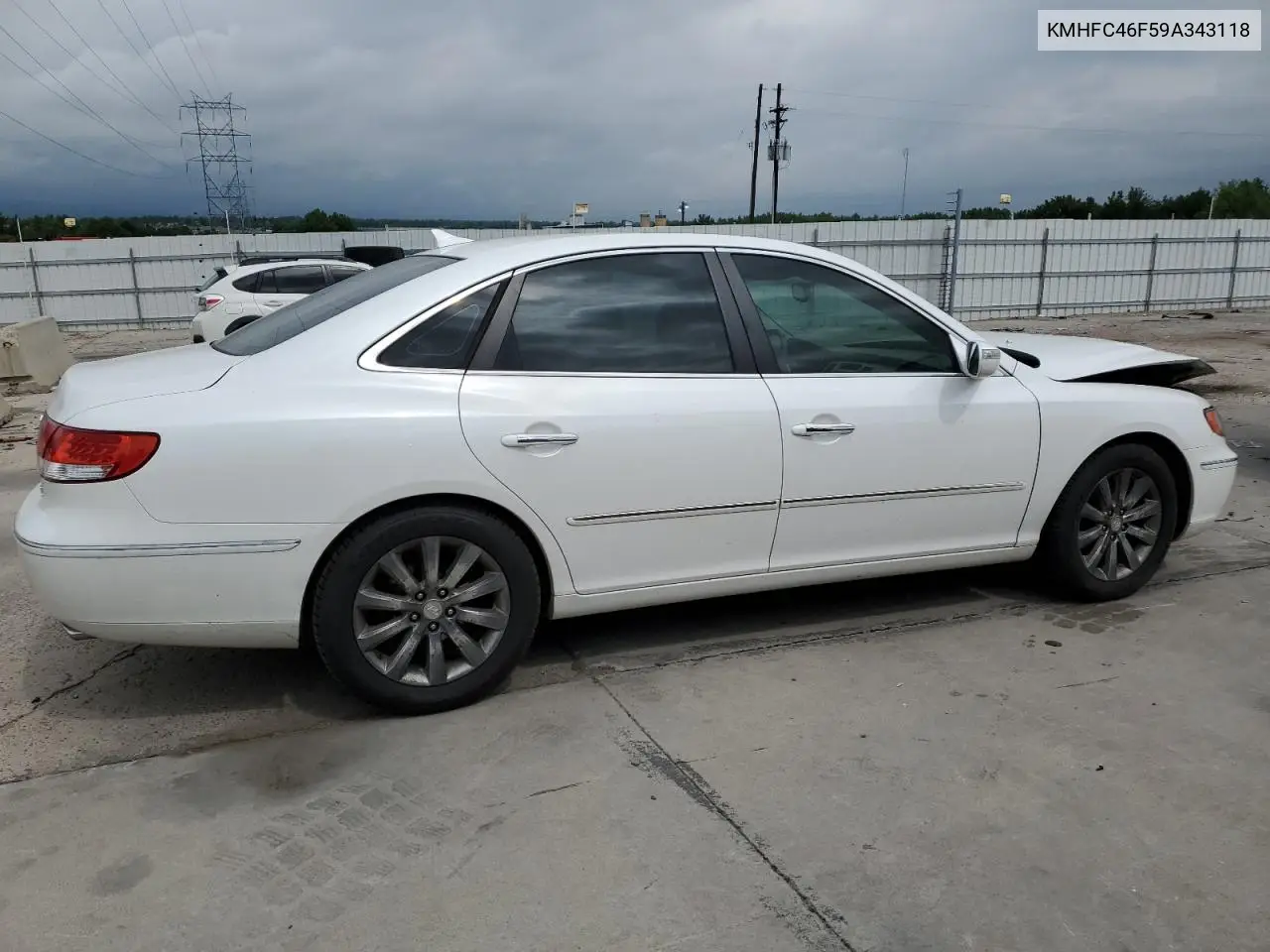 2009 Hyundai Azera Se VIN: KMHFC46F59A343118 Lot: 61096285