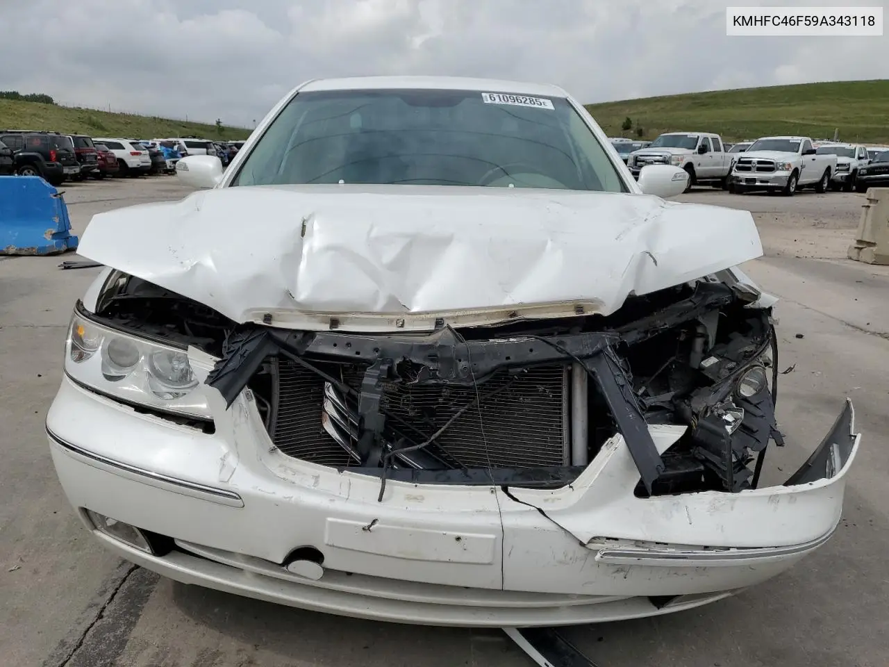 2009 Hyundai Azera Se VIN: KMHFC46F59A343118 Lot: 61096285