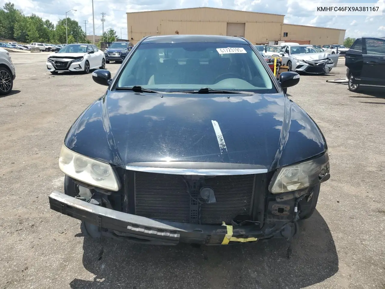 2009 Hyundai Azera Se VIN: KMHFC46FX9A381167 Lot: 61723195