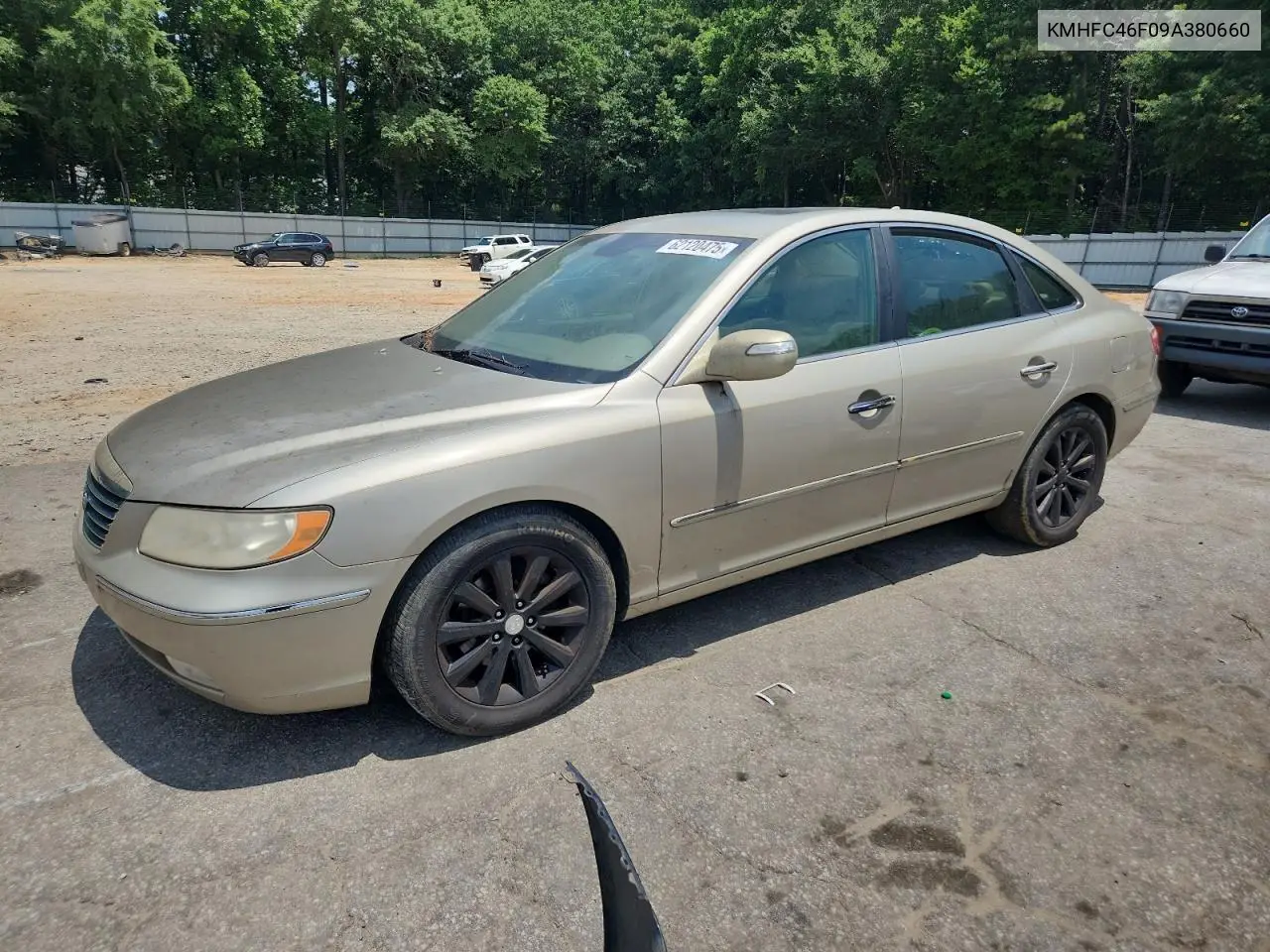 2009 Hyundai Azera Se VIN: KMHFC46F09A380660 Lot: 62120475