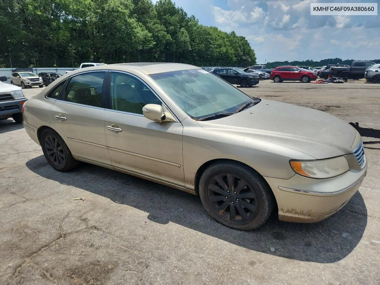 2009 Hyundai Azera Se VIN: KMHFC46F09A380660 Lot: 62120475