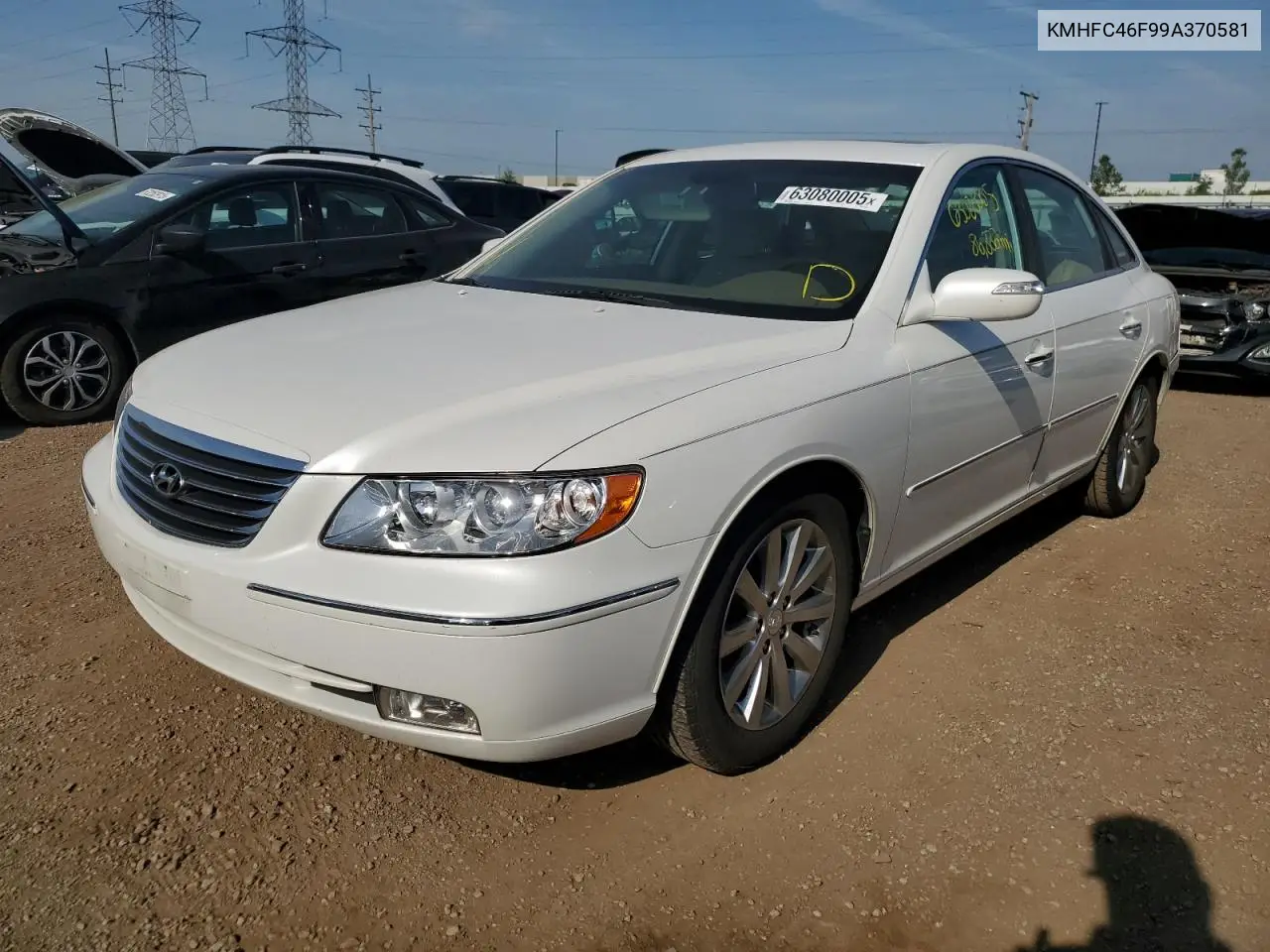 2009 Hyundai Azera Se VIN: KMHFC46F99A370581 Lot: 63080005
