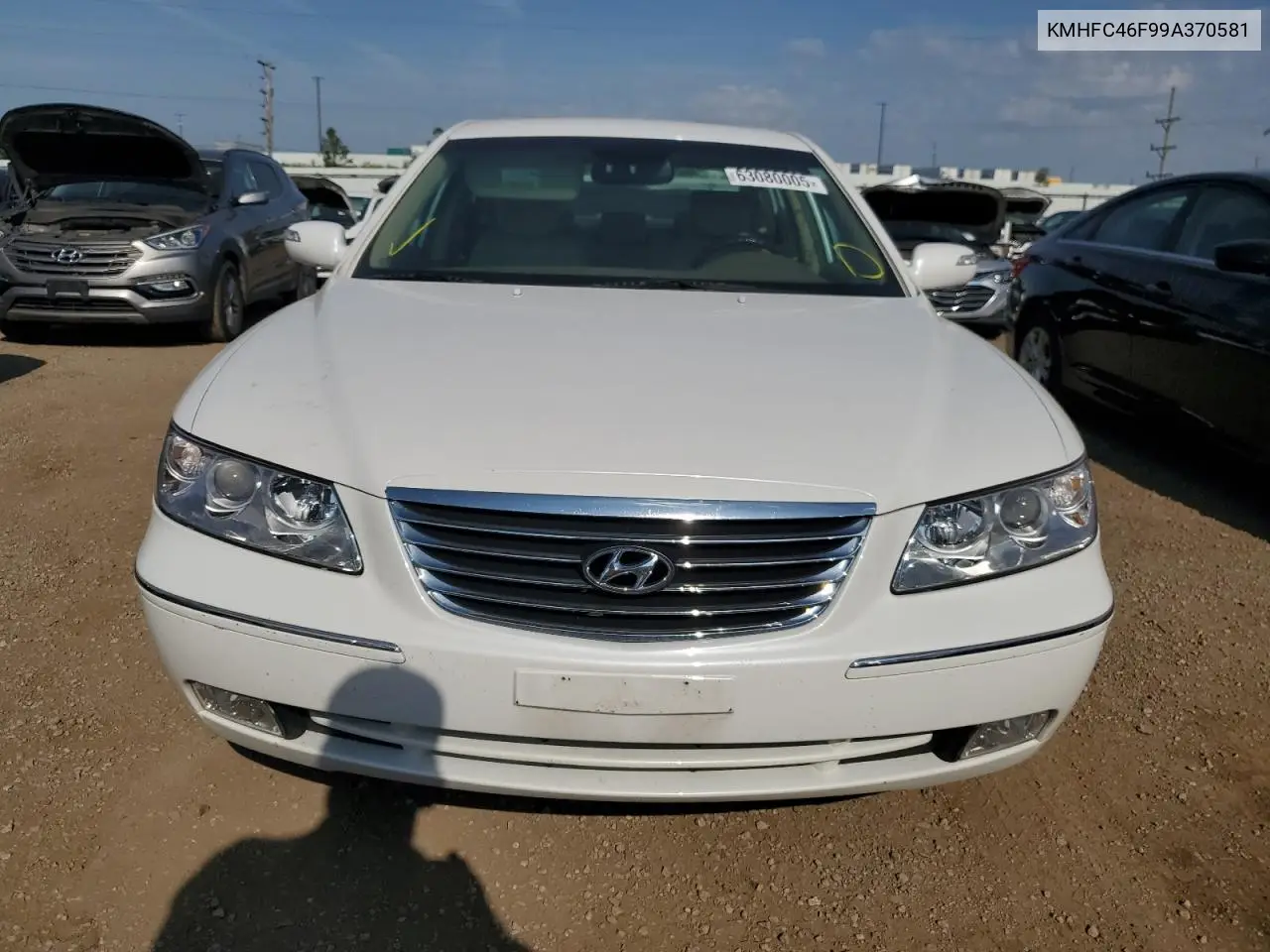 2009 Hyundai Azera Se VIN: KMHFC46F99A370581 Lot: 63080005