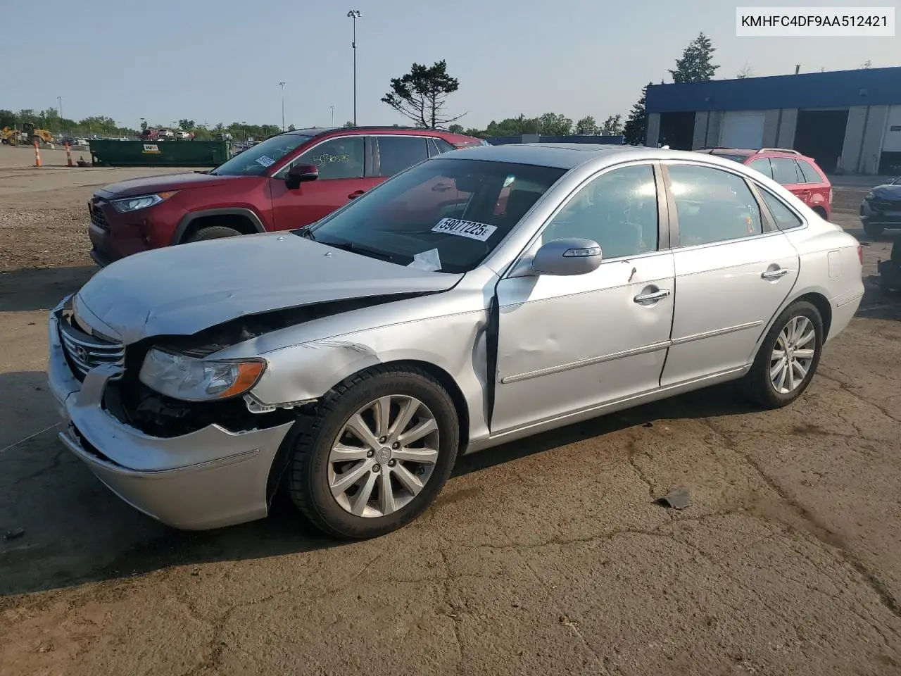 2010 Hyundai Azera Gls VIN: KMHFC4DF9AA512421 Lot: 59077225