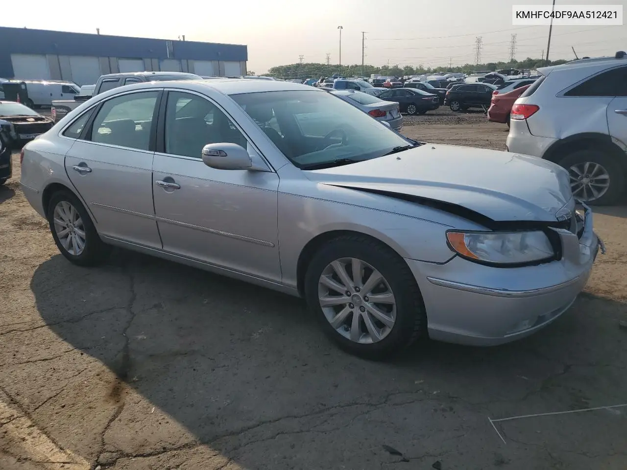 2010 Hyundai Azera Gls VIN: KMHFC4DF9AA512421 Lot: 59077225