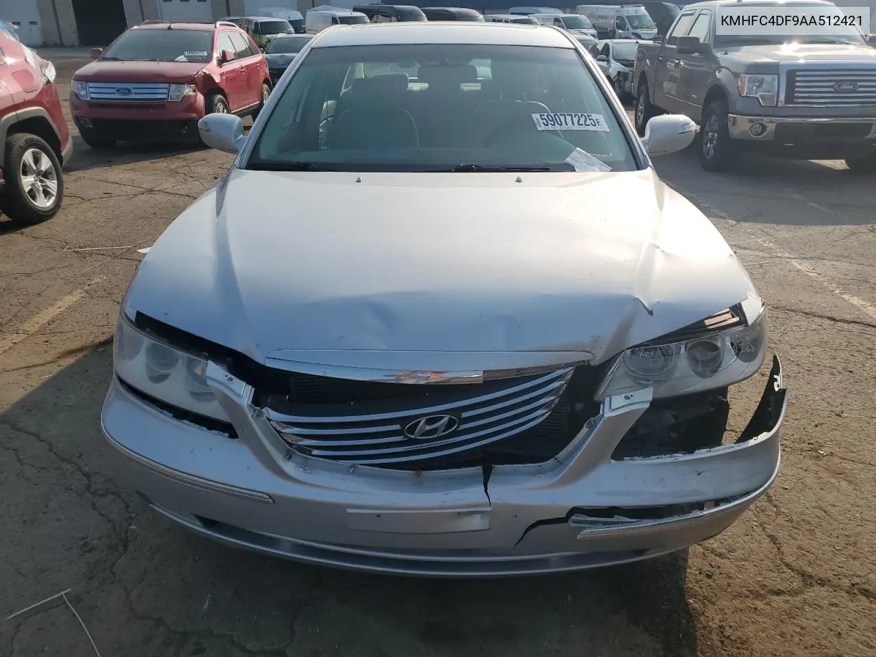 2010 Hyundai Azera Gls VIN: KMHFC4DF9AA512421 Lot: 59077225