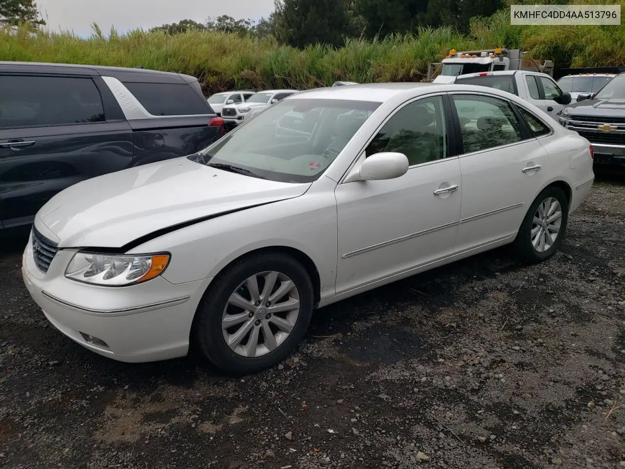 2010 Hyundai Azera Gls VIN: KMHFC4DD4AA513796 Lot: 59782965
