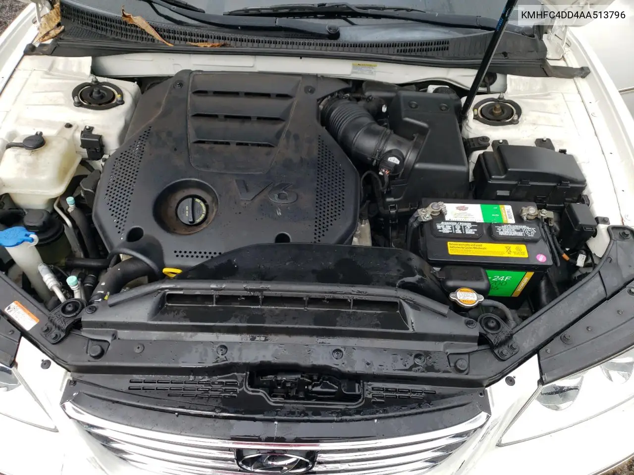 2010 Hyundai Azera Gls VIN: KMHFC4DD4AA513796 Lot: 59782965