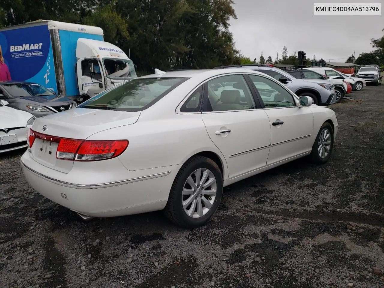 2010 Hyundai Azera Gls VIN: KMHFC4DD4AA513796 Lot: 59782965
