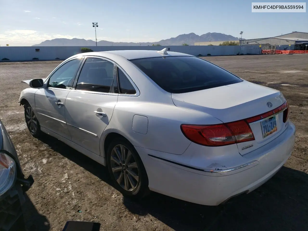 2011 Hyundai Azera Gls VIN: KMHFC4DF9BA559594 Lot: 63214485