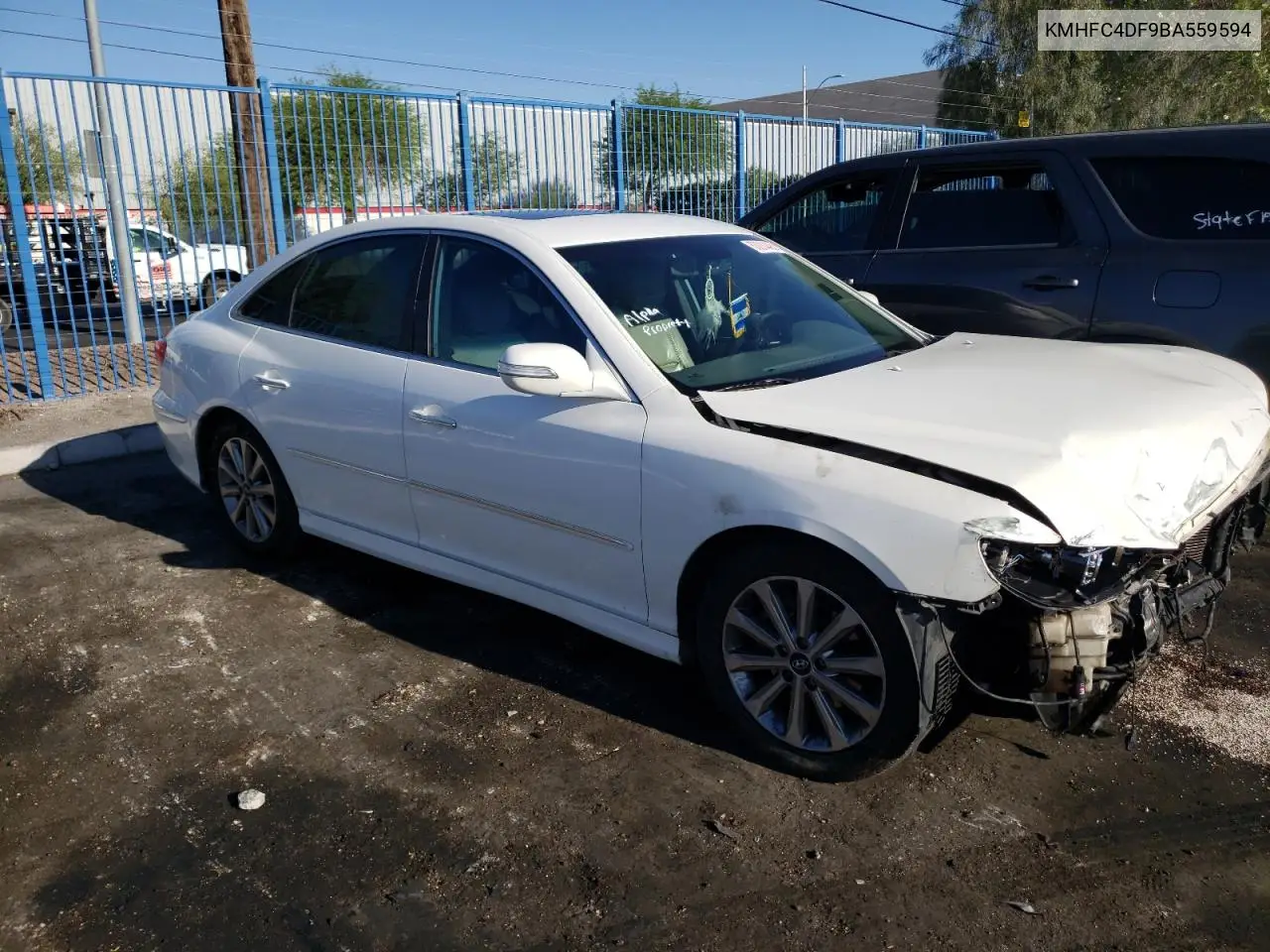 2011 Hyundai Azera Gls VIN: KMHFC4DF9BA559594 Lot: 63214485