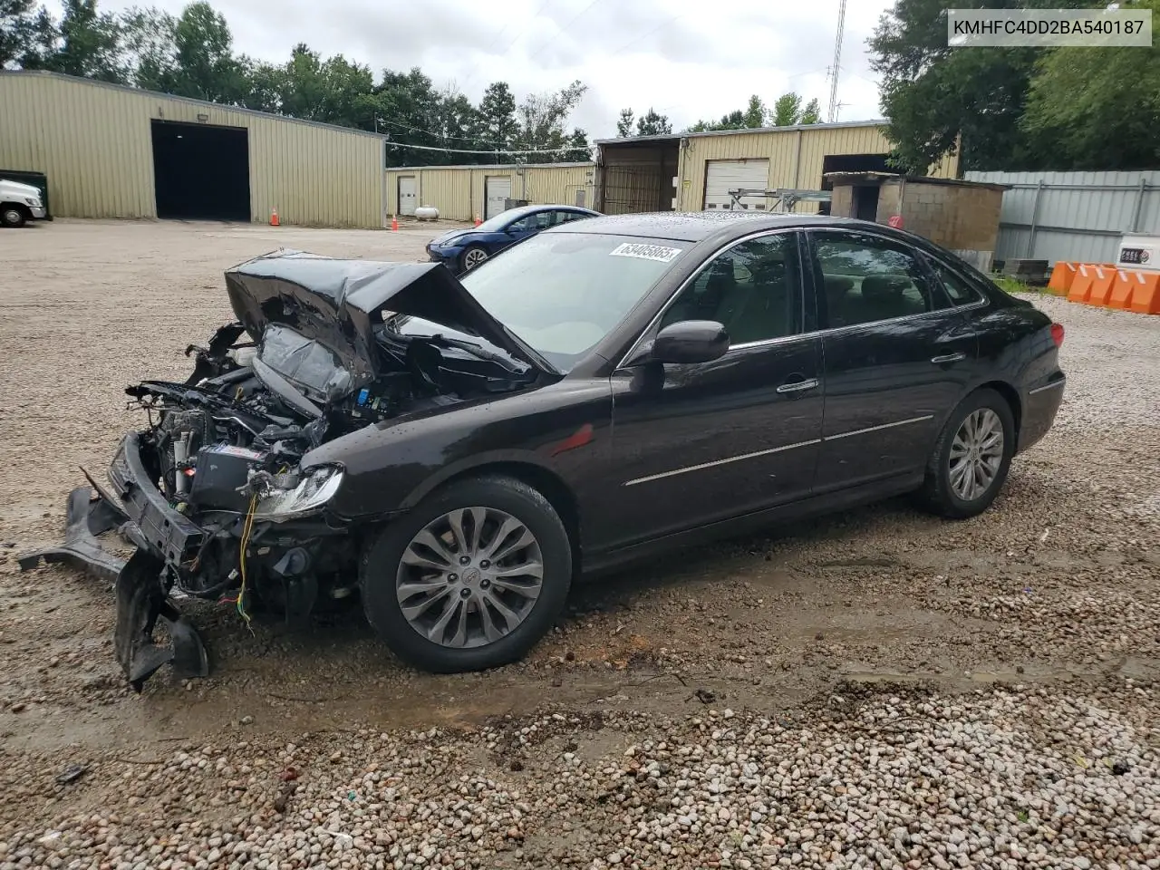 2011 Hyundai Azera Gls VIN: KMHFC4DD2BA540187 Lot: 63405865