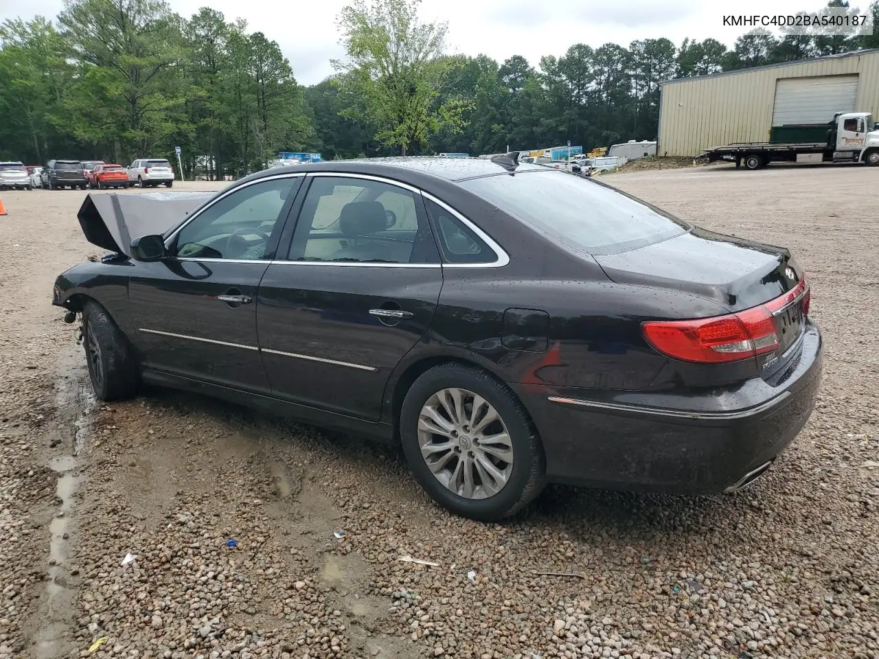 2011 Hyundai Azera Gls VIN: KMHFC4DD2BA540187 Lot: 63405865