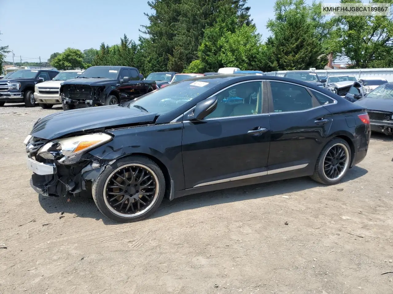 2012 Hyundai Azera Gls VIN: KMHFH4JG8CA189867 Lot: 60274125
