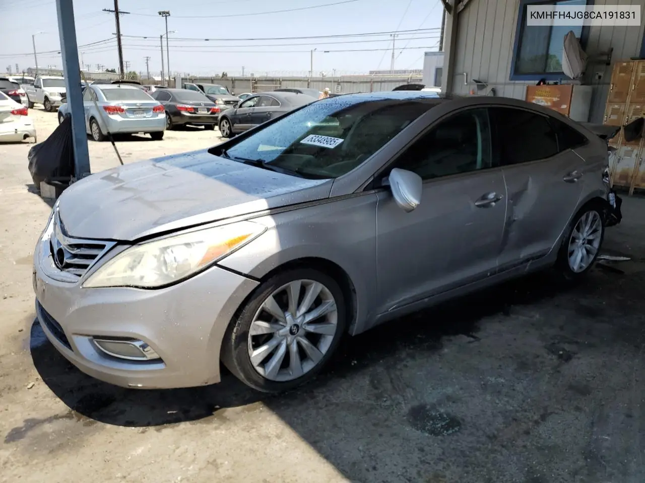 2012 Hyundai Azera Gls VIN: KMHFH4JG8CA191831 Lot: 63348985