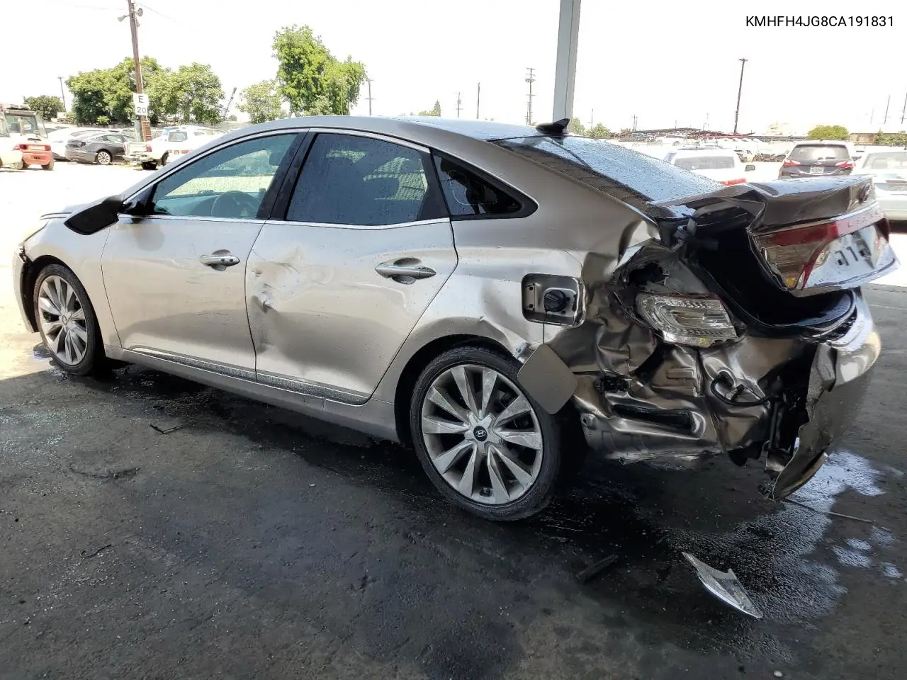 2012 Hyundai Azera Gls VIN: KMHFH4JG8CA191831 Lot: 63348985