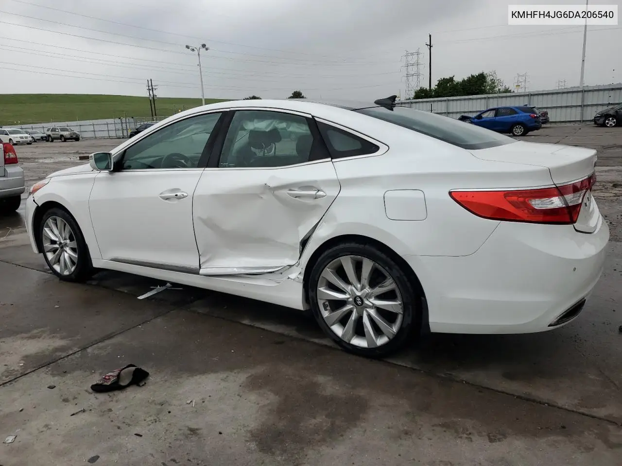 2013 Hyundai Azera Gls VIN: KMHFH4JG6DA206540 Lot: 59350095
