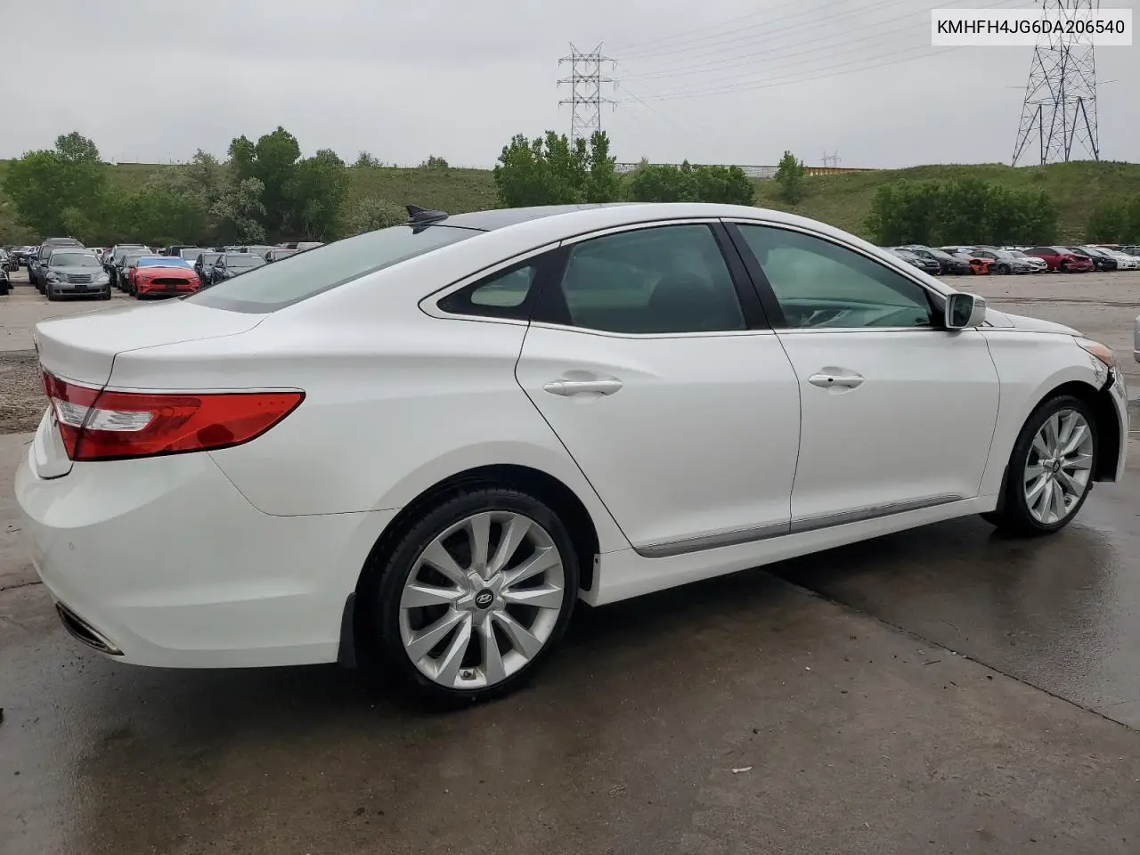 2013 Hyundai Azera Gls VIN: KMHFH4JG6DA206540 Lot: 59350095