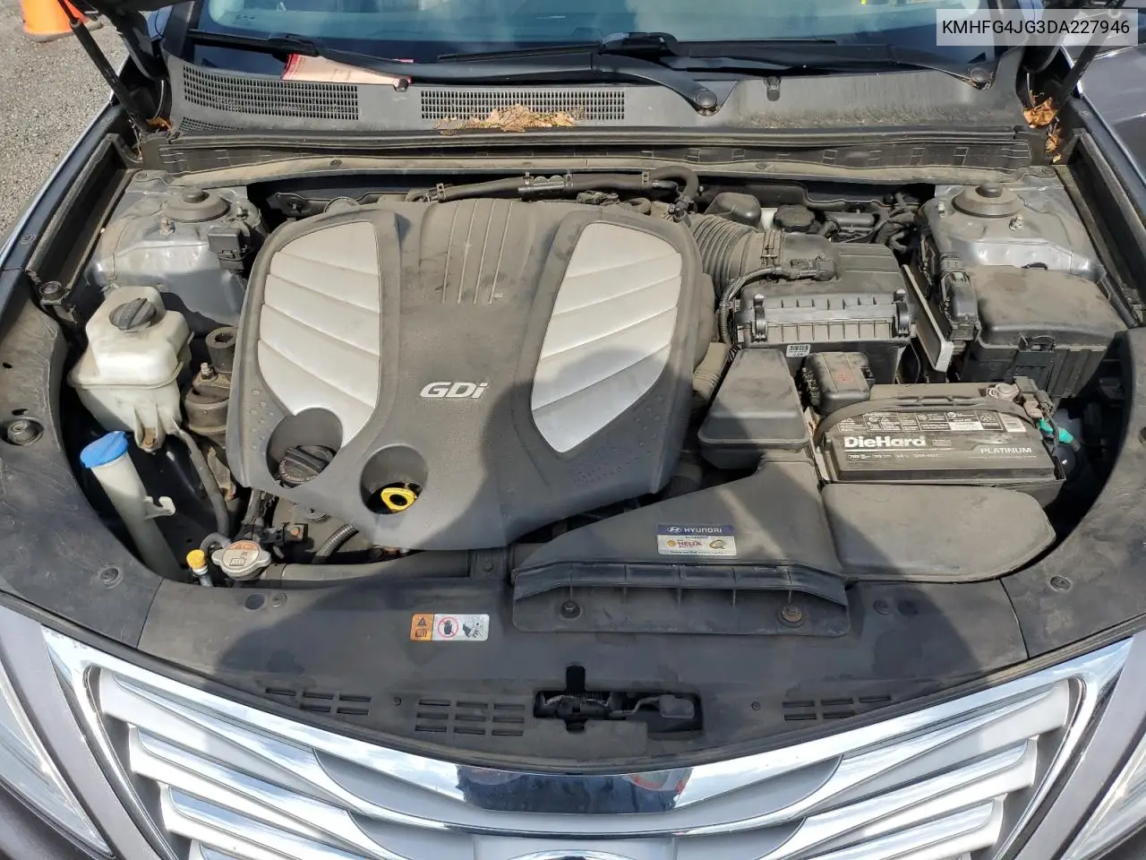 2013 Hyundai Azera VIN: KMHFG4JG3DA227946 Lot: 62827305