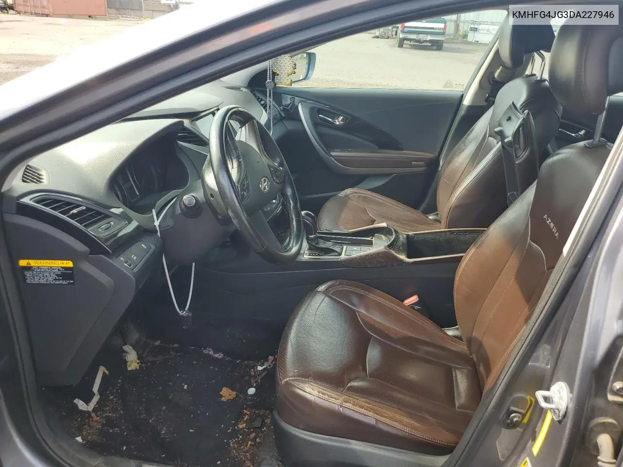 2013 Hyundai Azera VIN: KMHFG4JG3DA227946 Lot: 62827305