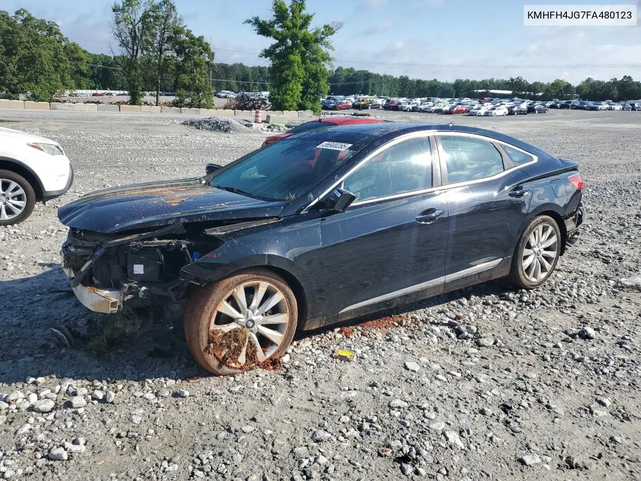 2015 Hyundai Azera Limited VIN: KMHFH4JG7FA480123 Lot: 56900285