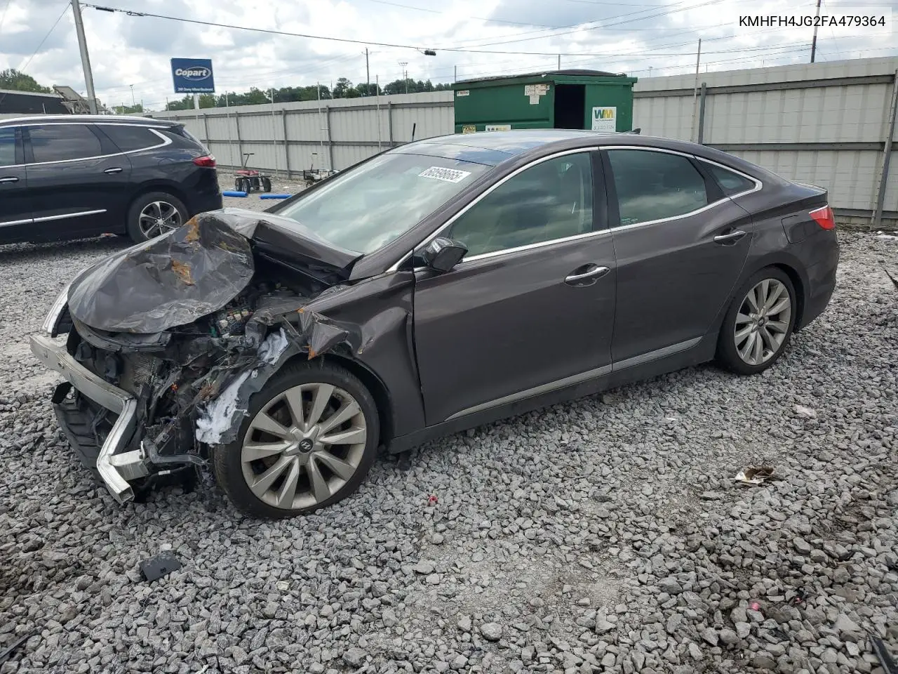 2015 Hyundai Azera Limited VIN: KMHFH4JG2FA479364 Lot: 60598665